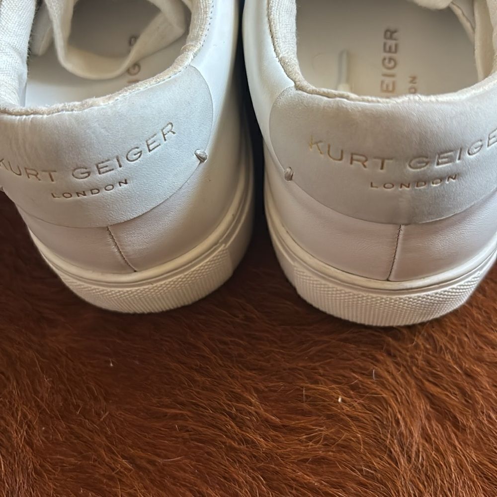Kurt Geiger London Lane Rainbow Multi/Other Leather Sneakers Size 40 - Picture 9 of 13